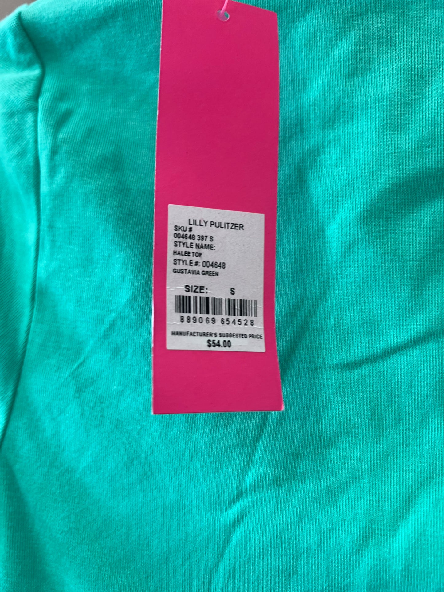 LILY PULITZER-NWT GREEN TShirt-Size Small