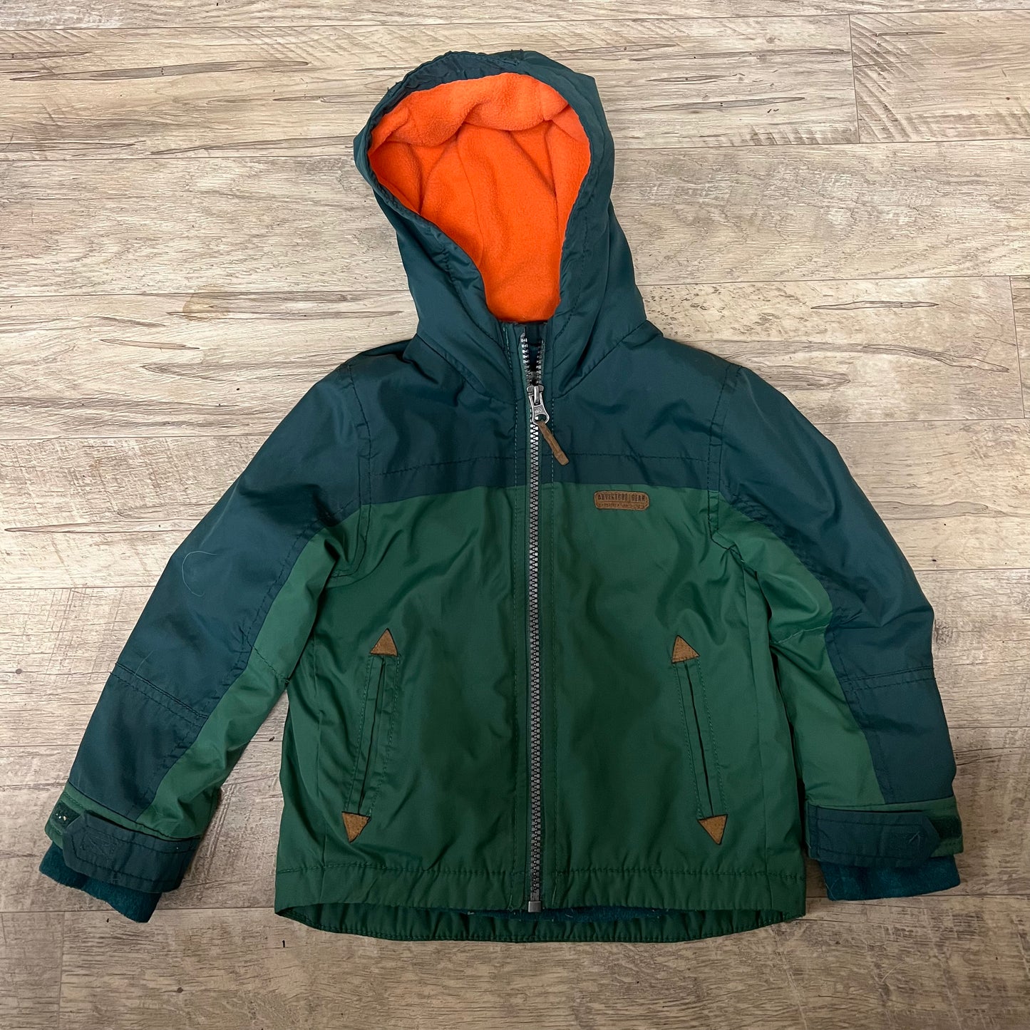 3T - Carter's - Green Hooded Jacket