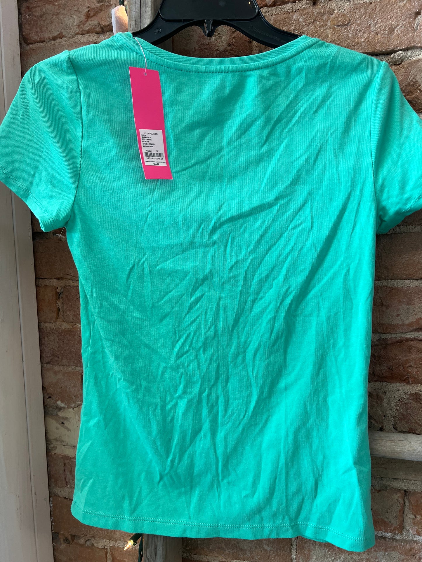 LILY PULITZER-NWT GREEN TShirt-Size Small