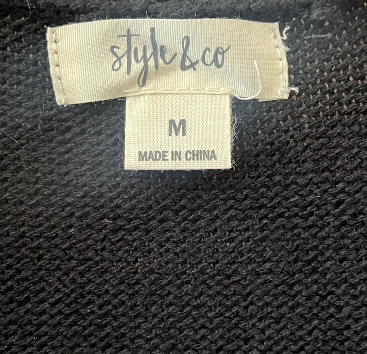 Style & Co.-Embroidered Floral Duster-Medium