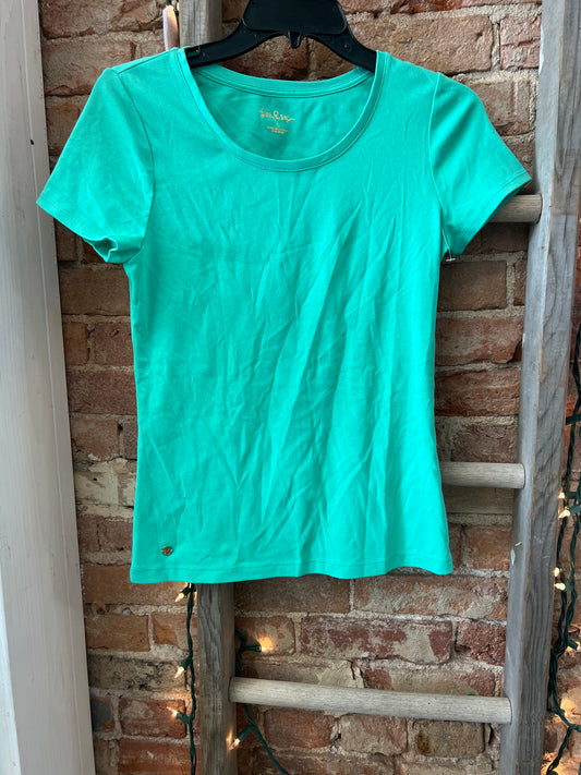 LILY PULITZER-NWT GREEN TShirt-Size Small