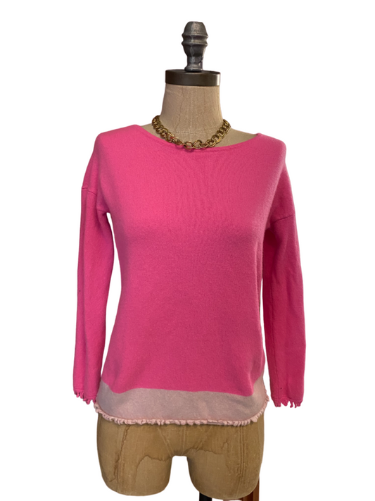 Lily Pulitzer Cashmere Hot Pink Sweater